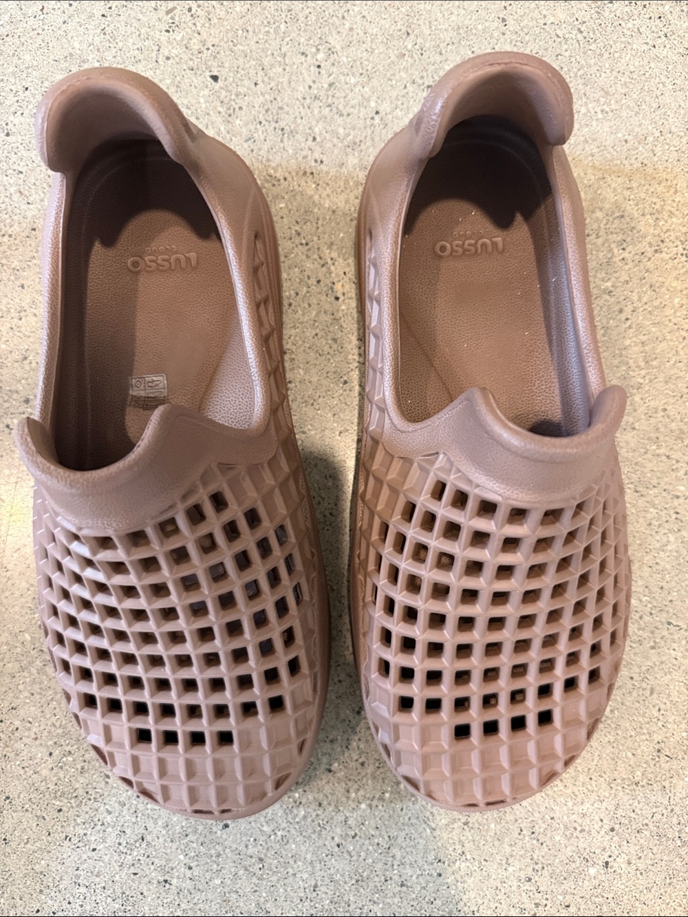 Ilucco Men's Slip-On Boat Shoes in Mauve Brown